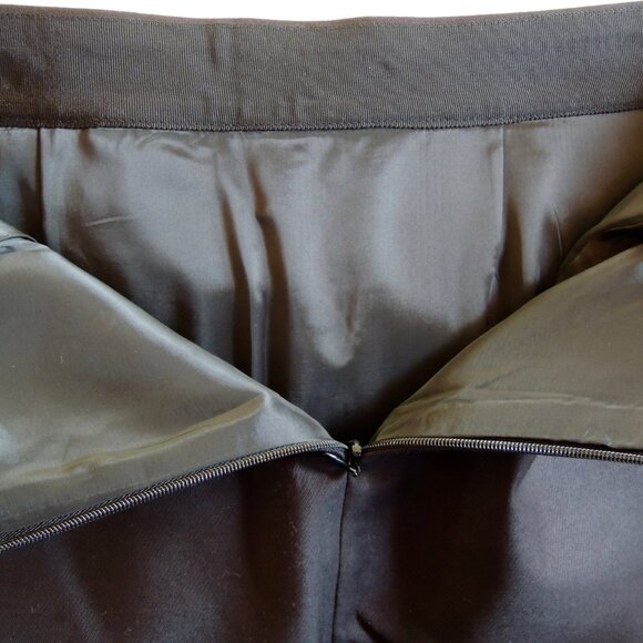 J. Crew Black No. 2 Pencil Skirt Stretch Cotton 4 (Fits M/S) - Picture 8 of 10